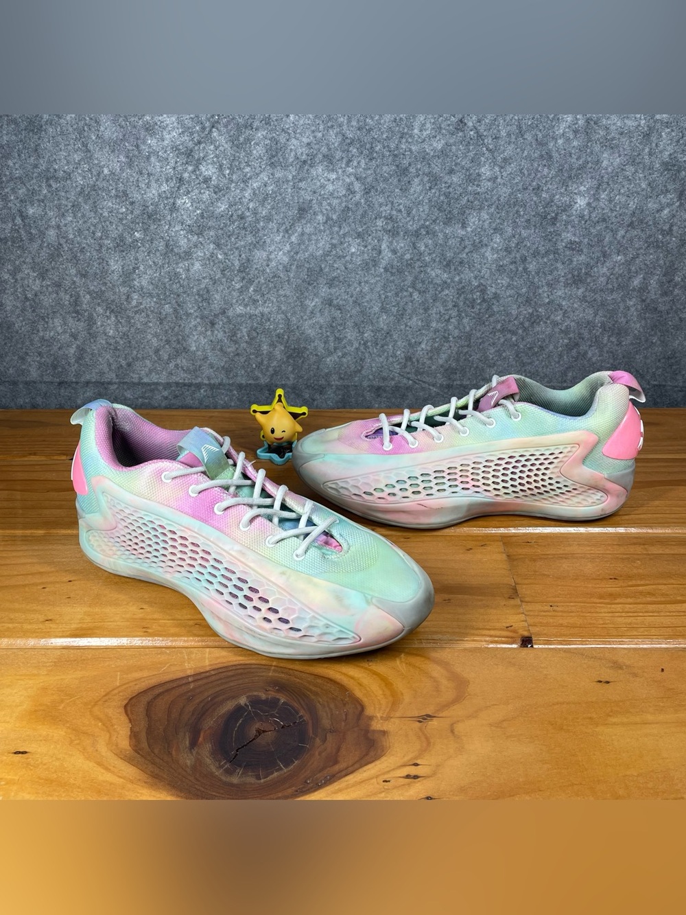 adidas AE 1 Low Mens Size 11 3SSB Anthony Edwards Pink Basketball Shoes JR3915